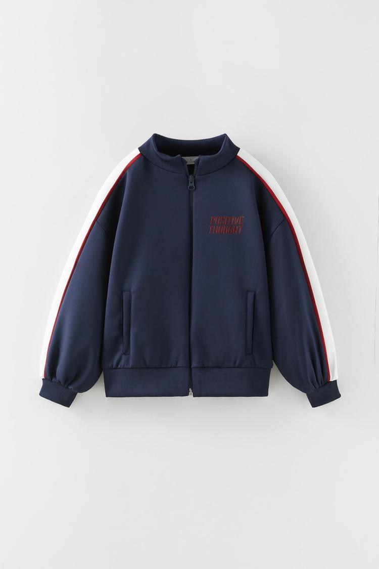 Color block jacket zara online